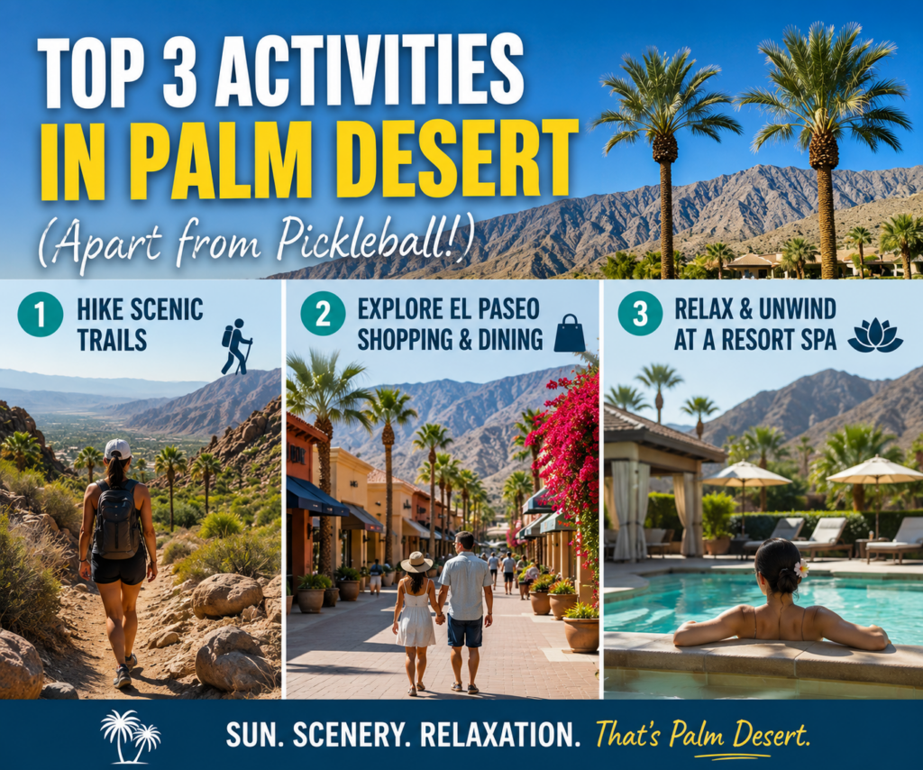Top 3 Activities in Palm Desert