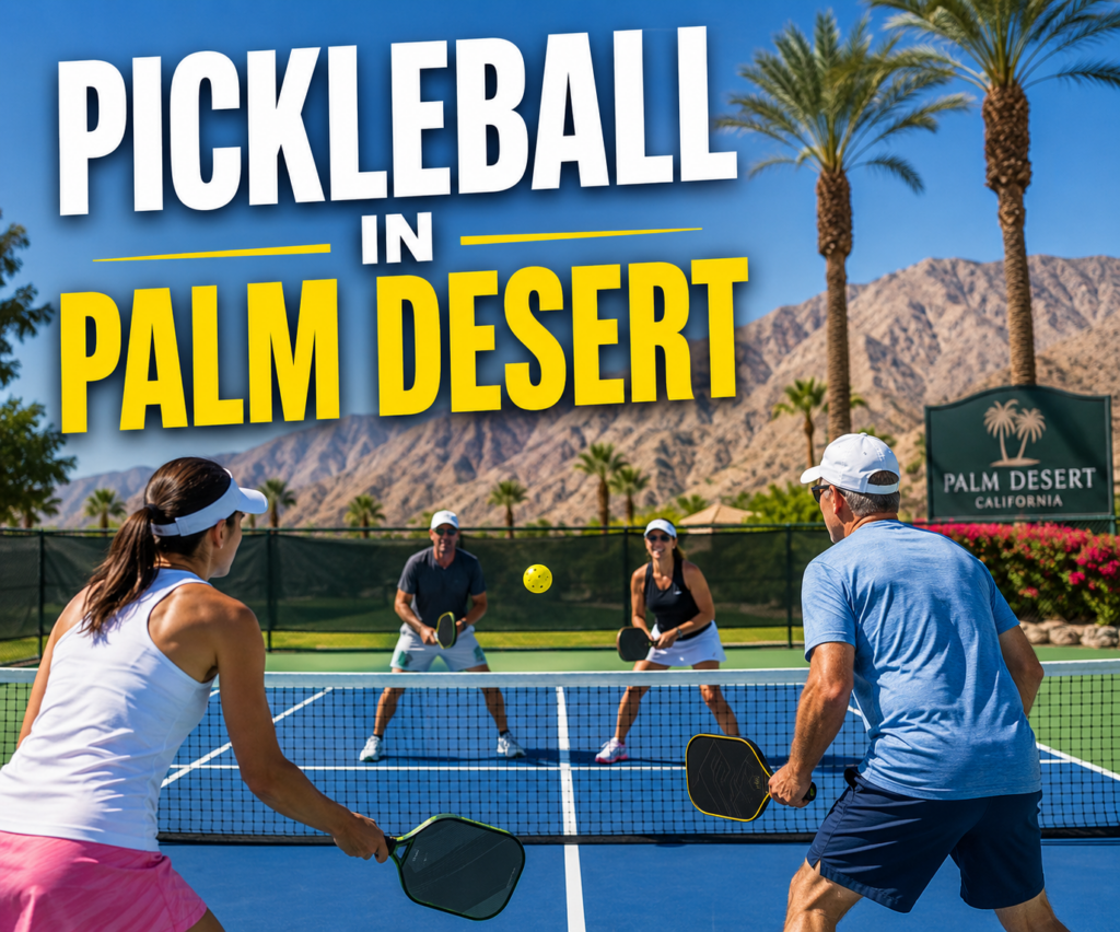 Pickleball in Palm Desert new