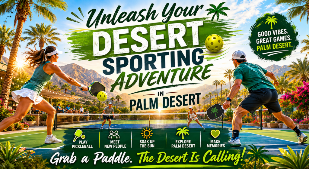 Pickleball in Palm Desert