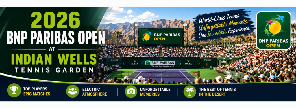 2026 BNP Paribas Open at Indian Wells Tennis Garden