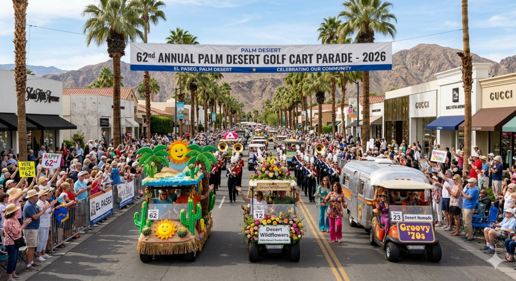 62nd Palm Desert Annual Golf Parade