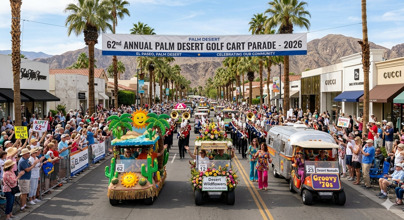 62nd Palm Desert Annual Golf Parade