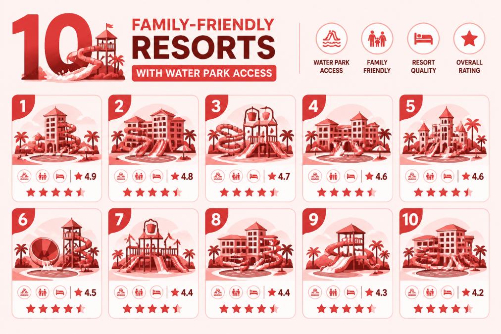 Family-Friendly Resorts with Water Park Access in 2026