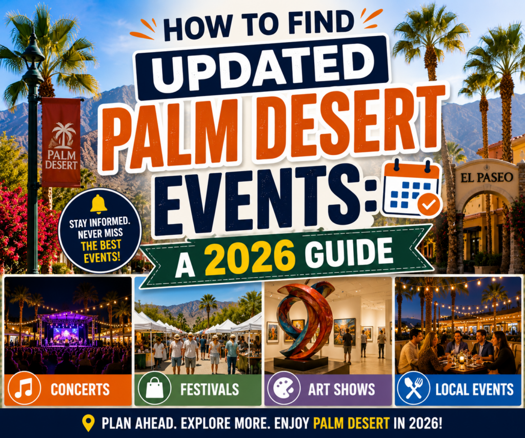 How to Find Updated Palm Desert Events A 2026 Guide