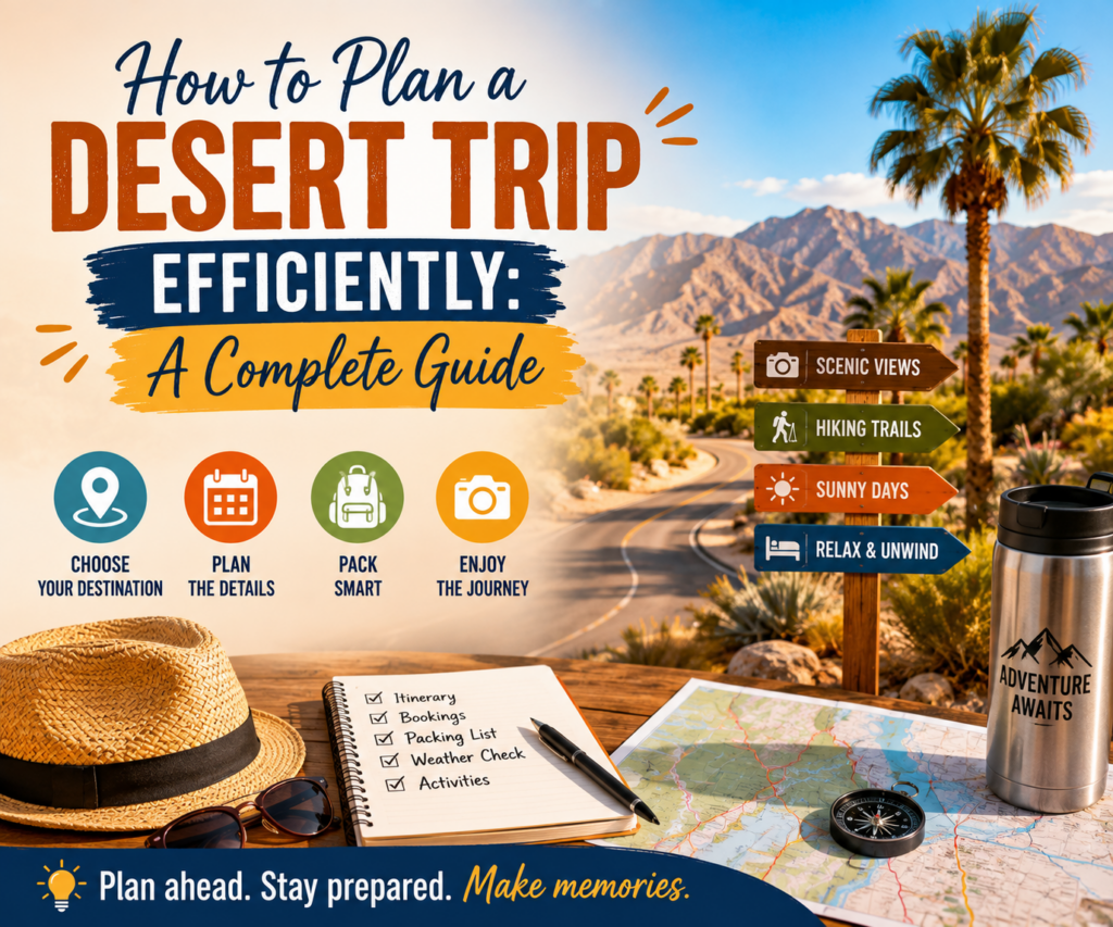 A Complete Guide on How to Plan a Desert Trip Efficiently