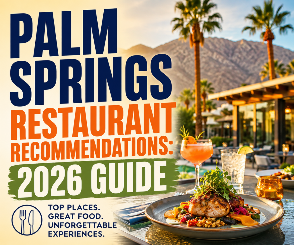 Palm Springs Restaurant Recommendation Guide for 2026
