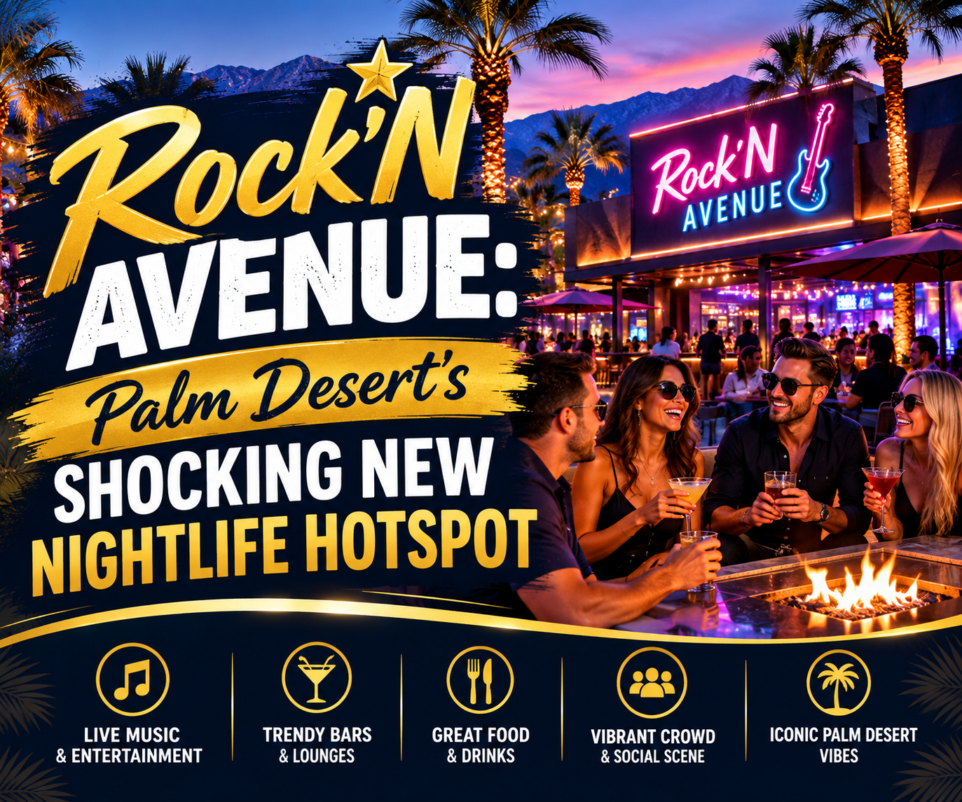 Rock’N Avenue: Palm Desert’s Shocking New Nightlife Hotspot