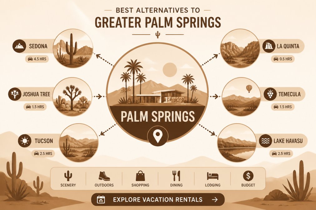 Best Alternatives to Greater Palm Springs Desert Getaways