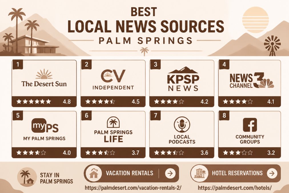 Local News Sources for Palm Springs