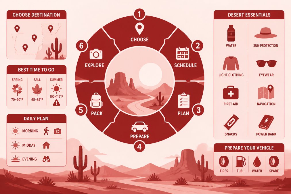 A Complete Guide on How to Plan a Desert Trip Efficiently