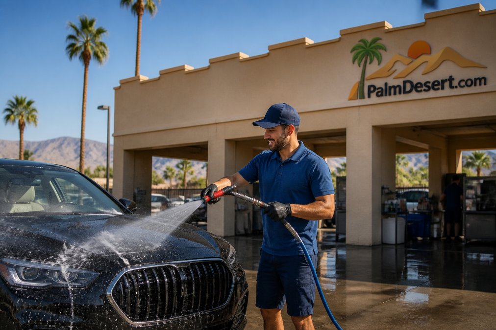 Snowbird Unlimited Car Wash Plans in An American Car Wash Palm Desert