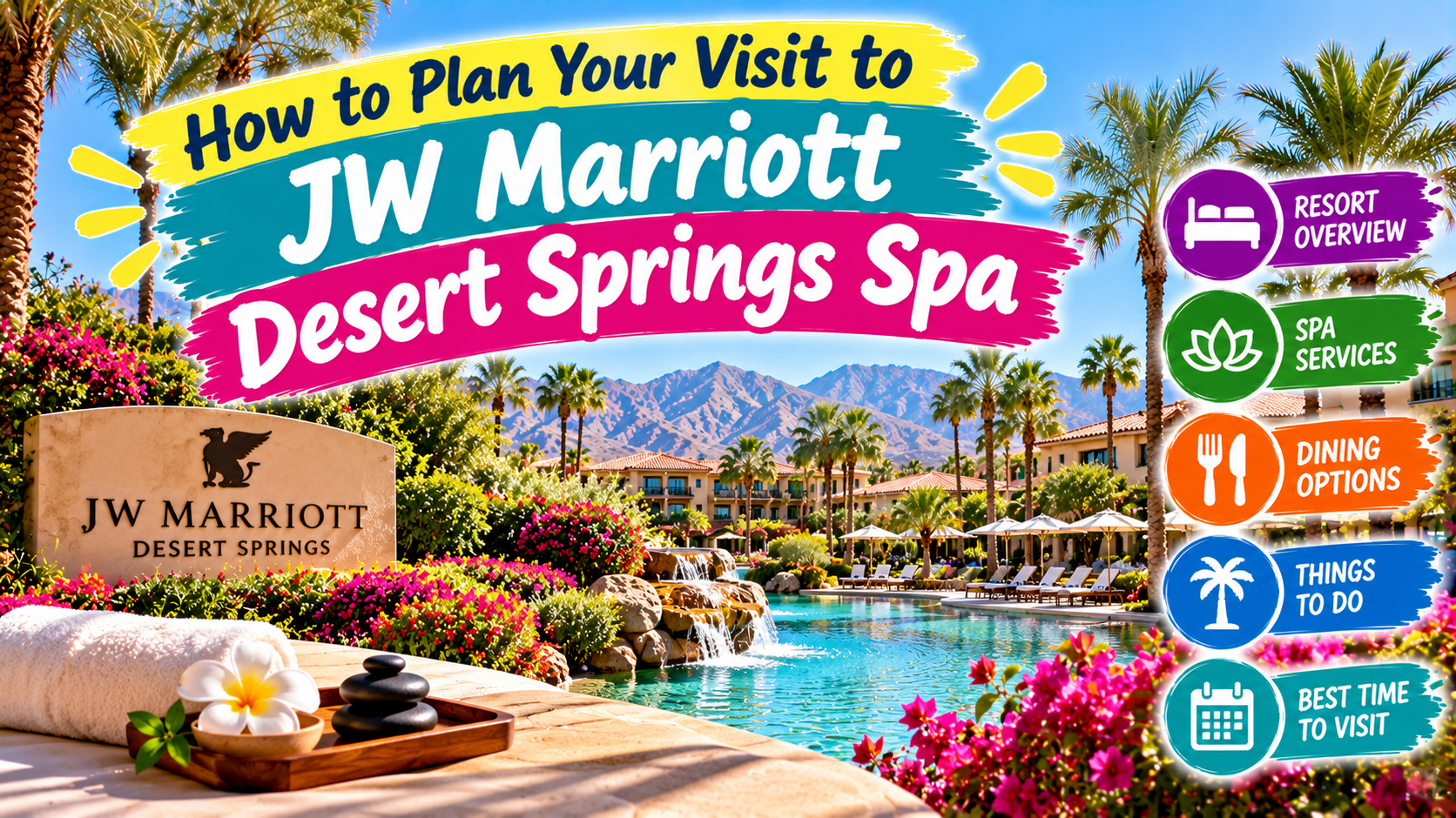 How to Plan Your Visit to JW Marriott Desert Springs Spa