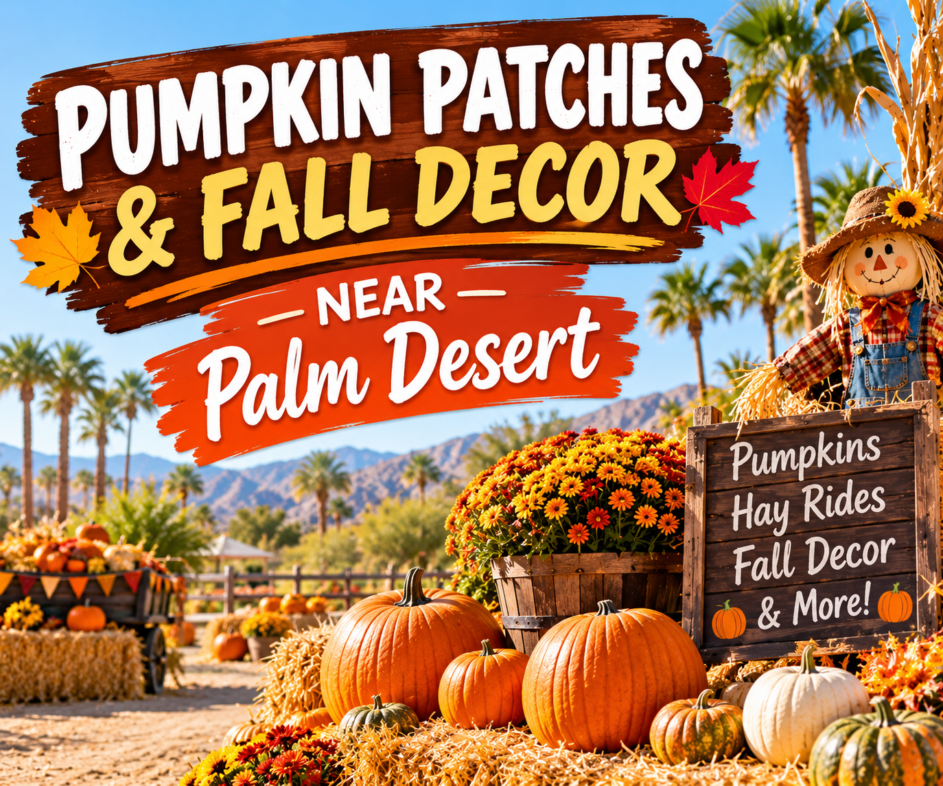 Pumpkin Patches & Fall Decor Near Palm Desert