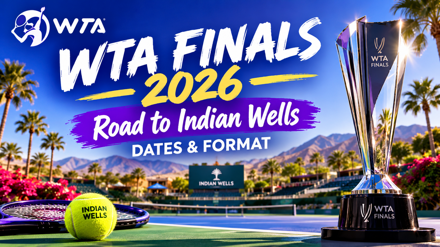 WTA Finals 2026: Road to Indian Wells, Dates & Format