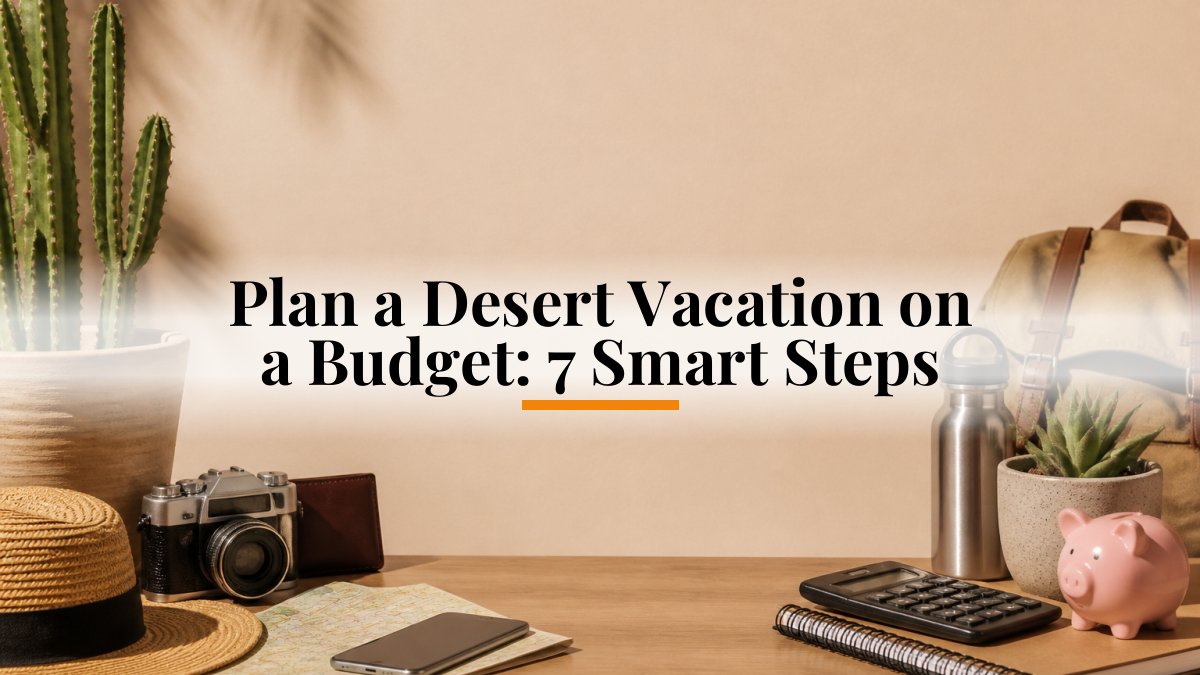Plan a Desert Vacation on a Budget: 7 Smart Steps